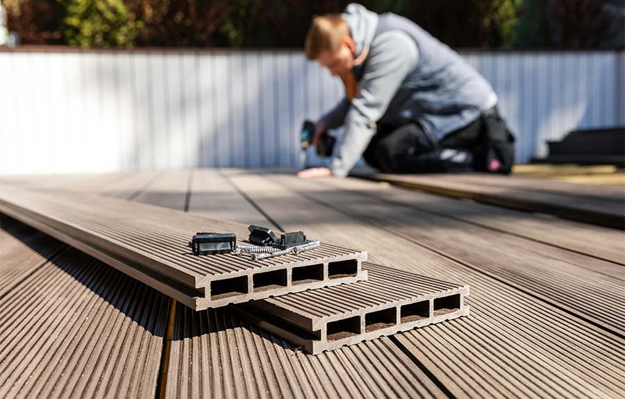 Zubehör zur Befestigung von Holz/ WPC im  Garten • Bünder